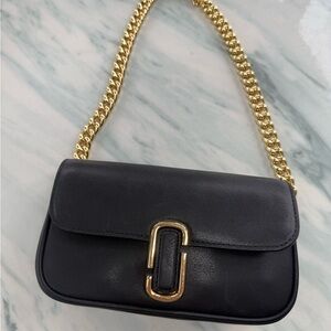 Marc Jacobs Black Crossbody Bag with chain and strap options